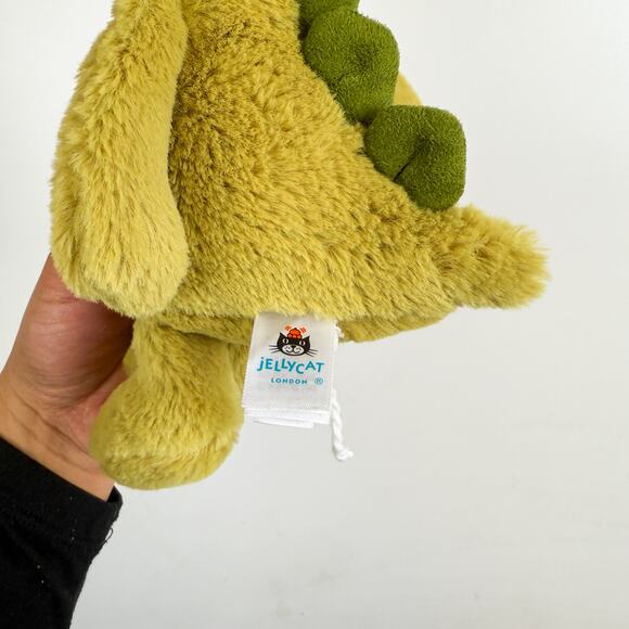 JellyCat Tiny Small Dino Dinosaur Green Plush - Picture 4 of 7